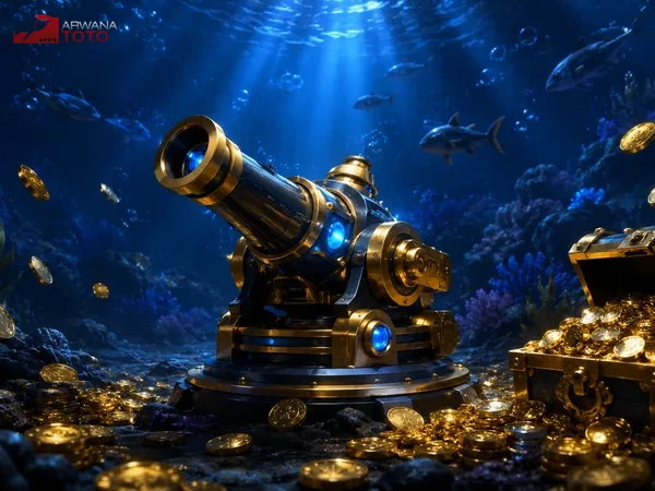 Tampilan permainan Pirate Fishing dengan elemen laut berwarna-warni – gambar 2